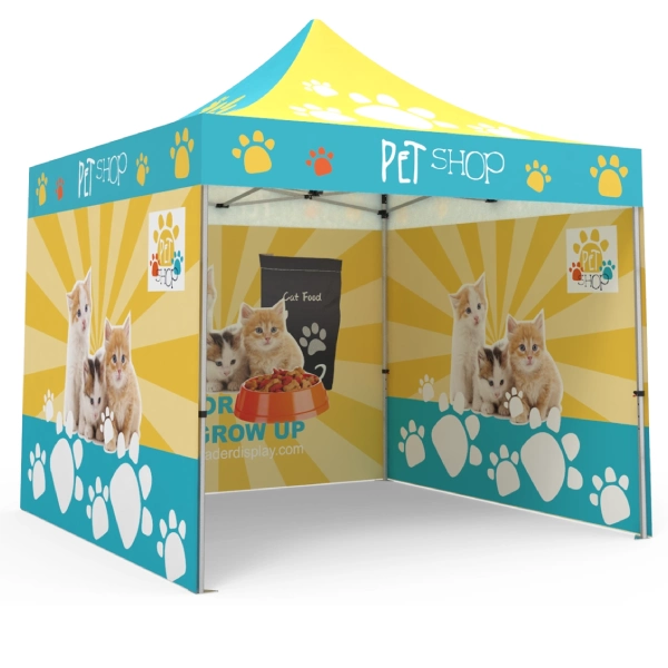 NO.RTPT04_10x10FT_Custom printed tent with design